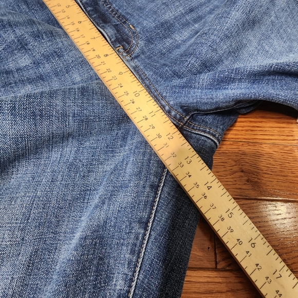 Talbots Straight Leg Jeans Blue Denim Medium Wash Preppy Casual 14 - Picture 8 of 9